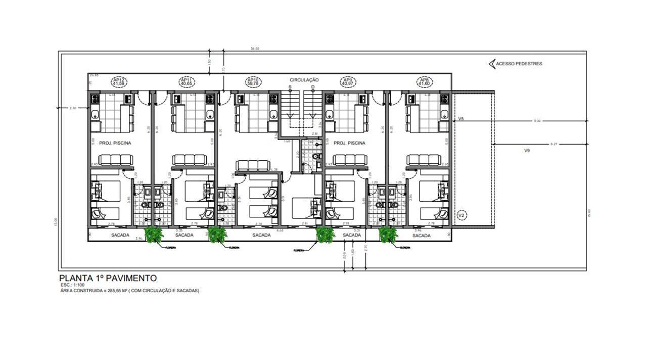 Apartamento à venda com 1 quarto, 59m² - Foto 36